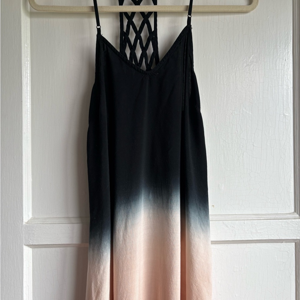 Black and Pink Ombre Dress